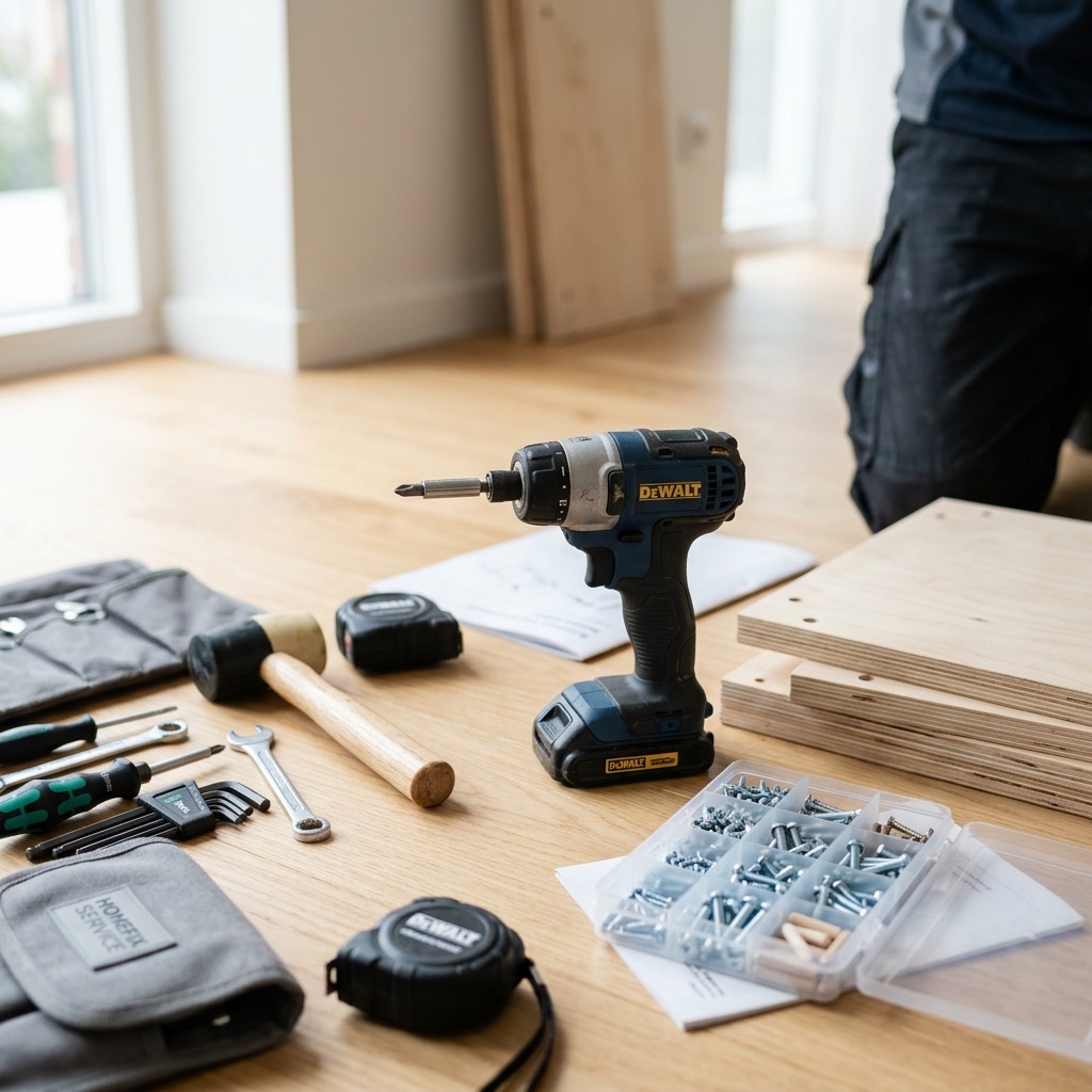 Herramientas profesionales para montaje de muebles en Barcelona